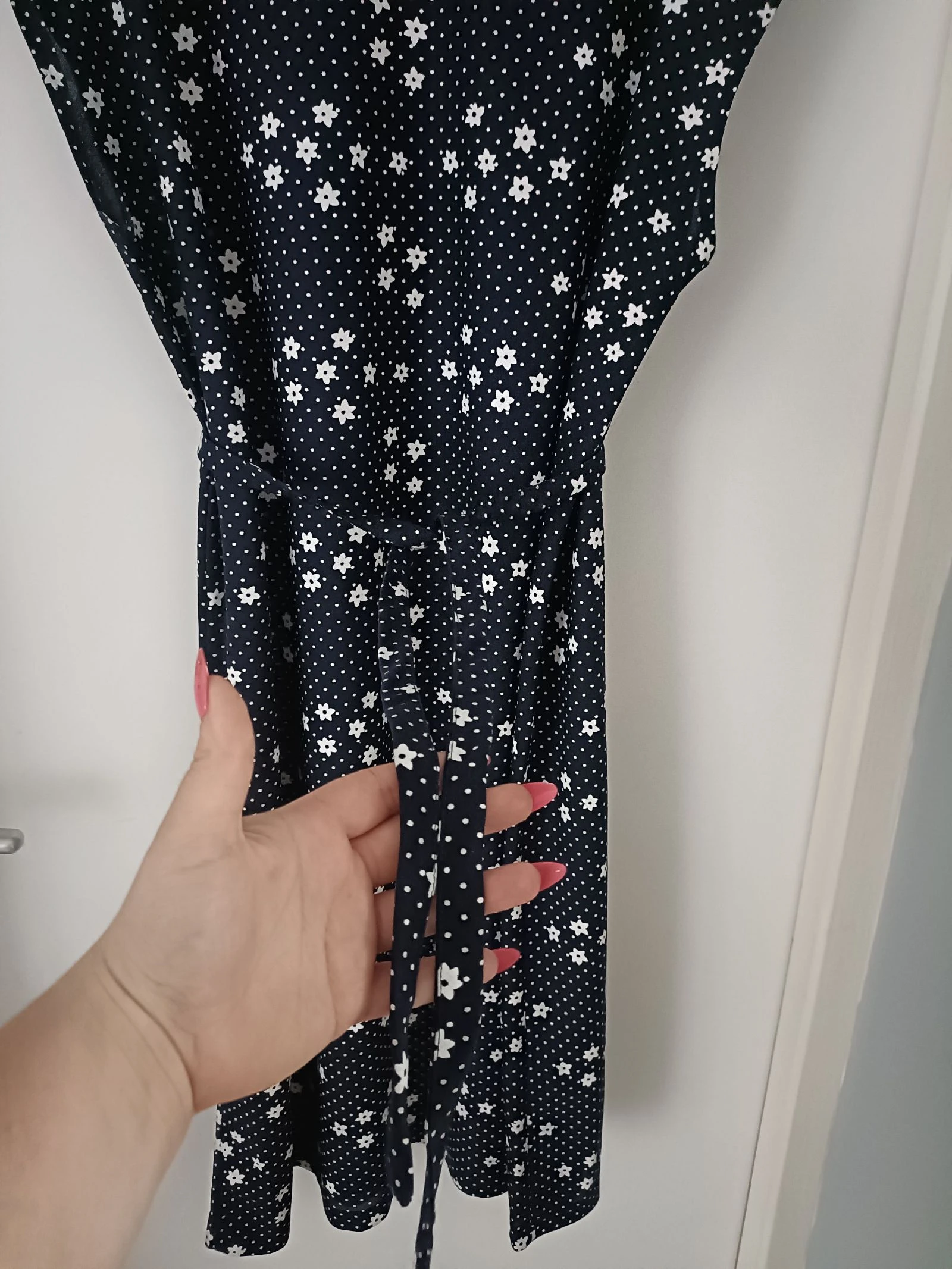 💥 Magnífico conjunto azul marino con lunares blancos - 56 💥 – photo 5